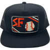 Bart Bridge SF Baseball Trucker in Black front