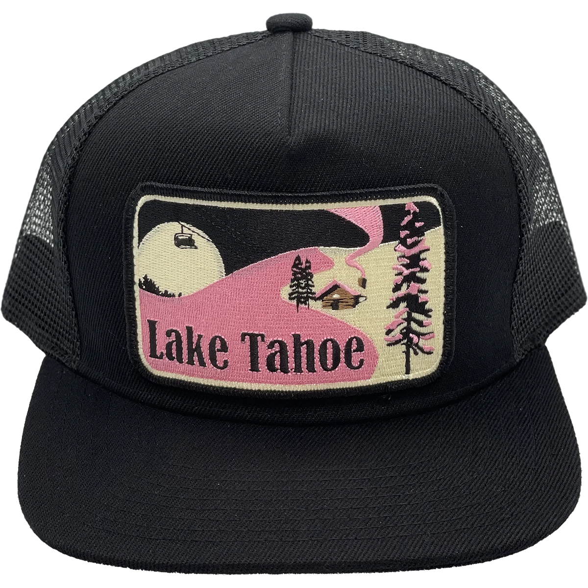 Lake Tahoe Winter Scene Trucker alternate view