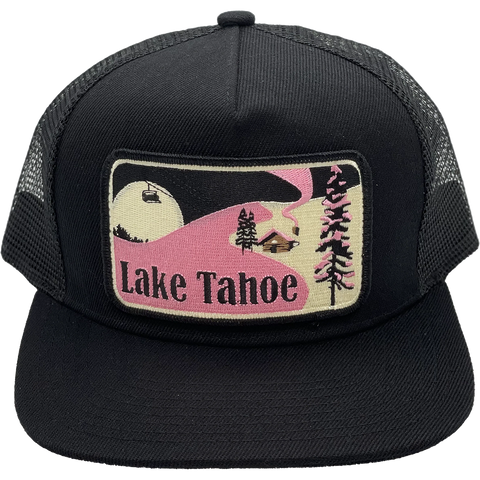 Lake Tahoe Winter Scene Trucker