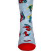 Hot Chillys Youth Dinos Mid Volume Sock toe