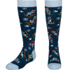 Hot Chillys Youth Bears Mid Volume Sock in Snow Bears