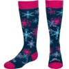 Hot Chillys Youth Snowflake Mid Volume Sock in Aerial Snowflake