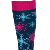 Hot Chillys Youth Snowflake Mid Volume Sock cuff