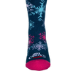 Hot Chillys Youth Snowflake Mid Volume Sock toe