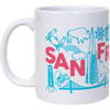 Maptote San Francisco Mug in White