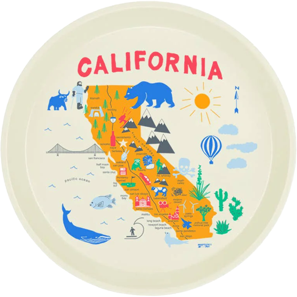 California Round Tray alternate view