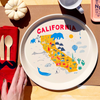 Maptote California Round Tray on table