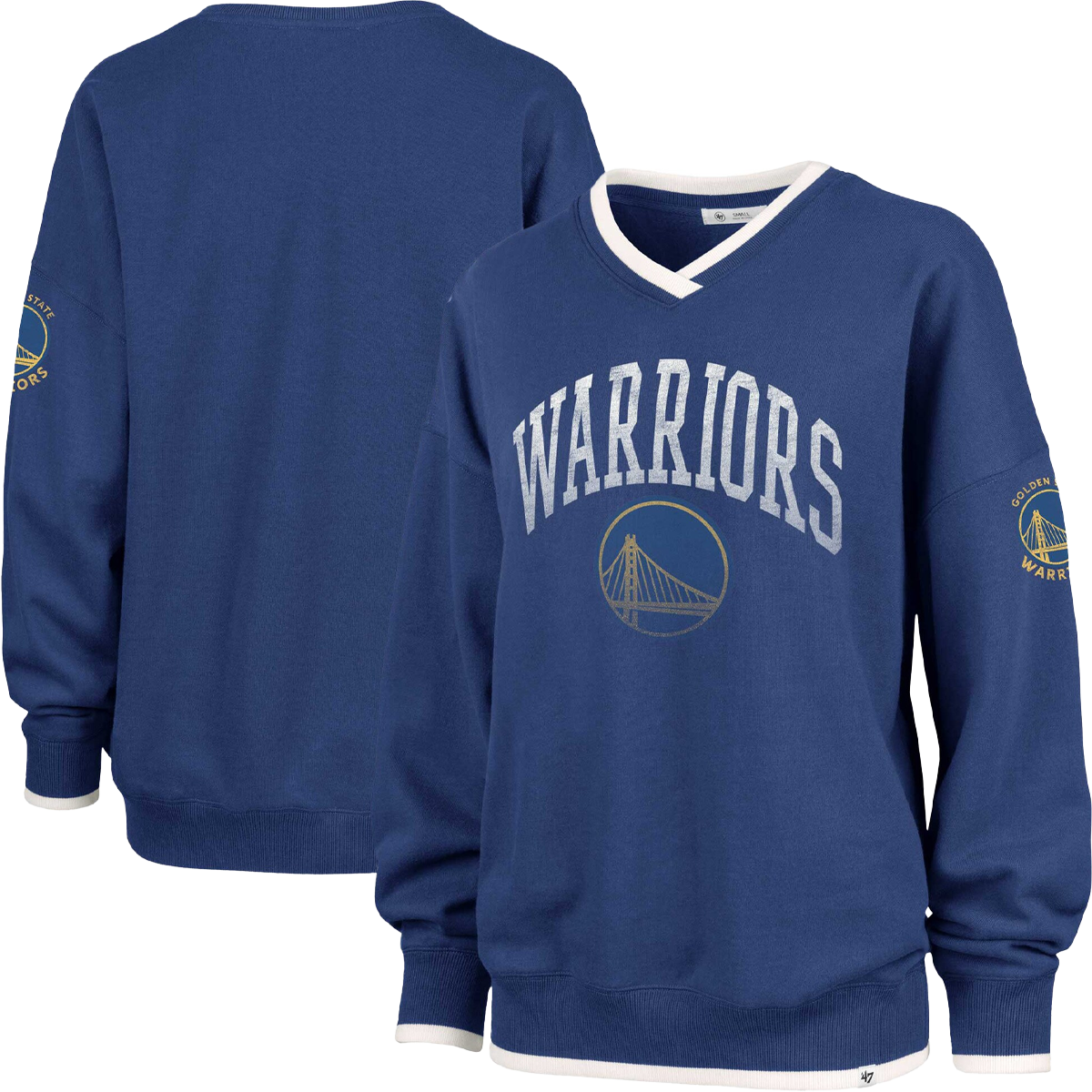 Women's Warriors Wax Pack Daze Eighties Pullover alternate view