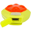 Nathan HyperBrite RX in Safety Yellow charging port