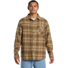 Quiksilver Lago Stretch Flannel in Mountain Canteen