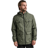 Roark Men's Cascade Rain Shell in Dark Military front