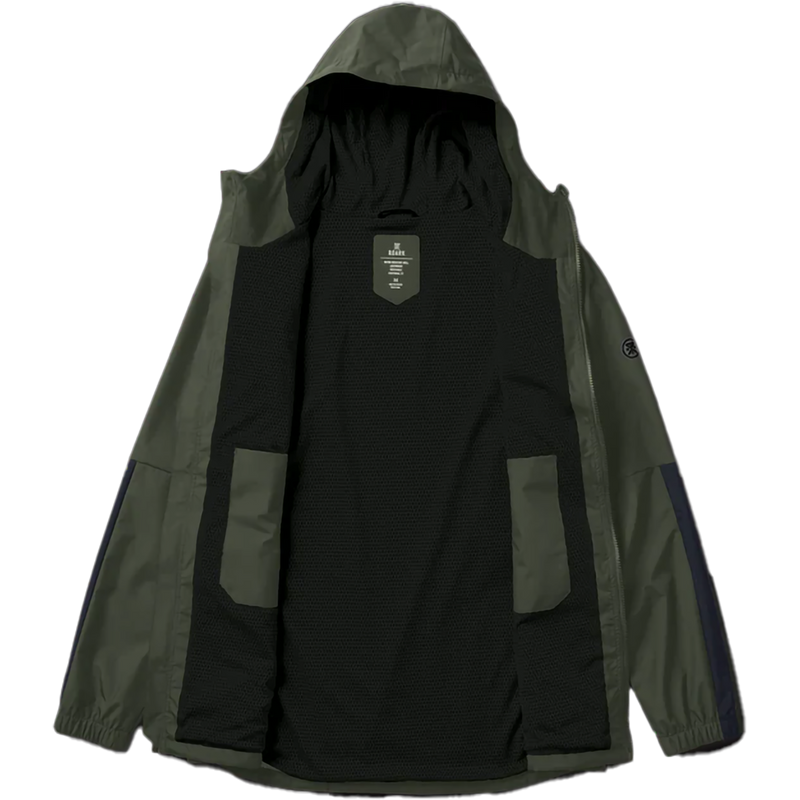 Men's Cascade Rain Shell, Roark Men's Cascade Rain Shell in Dark Military liner