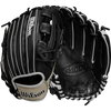 Wilson A1000® 1750 12.5” Outfield Baseball Glove back of hand and palm