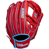 Wilson A500 AP - 11.5" H-Web 2025 in Red Cool Blue White back