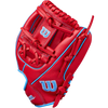 Wilson A500 AP - 11.5" H-Web 2025 in Red Cool Blue White thumb