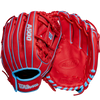 Wilson A500 AP - 11.5" H-Web 2025 in Red Cool Blue White front and back