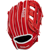 Wilson A450 Infield - 11" H-Web 2024 in Red/White