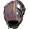 Wilson A450 Infield - 11.5" H-Web 2024 in Grey/Black/Red