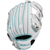 Wilson A200 10" EZ Catch in Silver/White/Teal/Purple