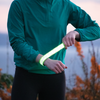 Amphipod Full-Viz USB-C Flashing Slap Band on runner