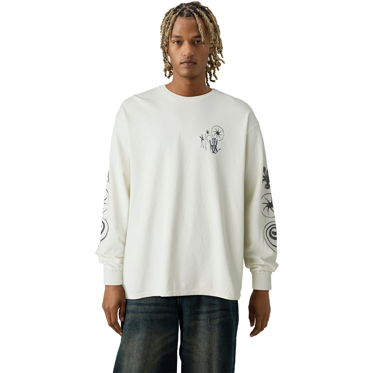 Men's Nature Drawing Long Sleeve alternate view