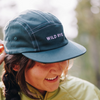 Wild Rye Edith Brim Hat Canvas pine on model