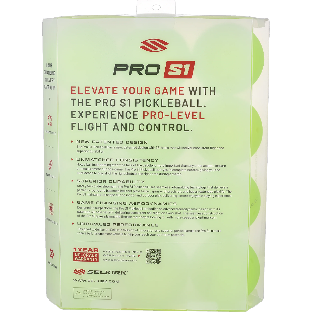 Pro S1 Pickleball 12 Pack alternate view