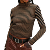 Free People Gamer Cuff long sleeve in Black Combo