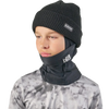 Blackstrap Youth Hood Balaclava  over chin