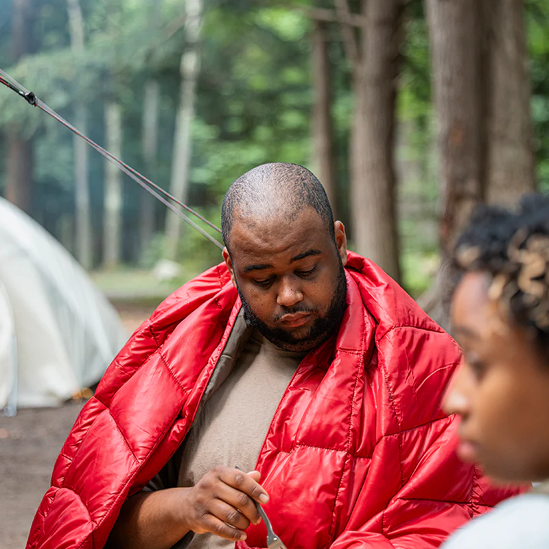 RUMPL × SP MANOLOFT TAKIBI BLANKET Rumpl x Snow Peak NanoLoft Takibi Blanket