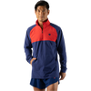 Rabbit Men's Victory Jacket in Beacon Blue Firey Red