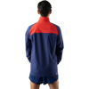 Rabbit Men's Victory Jacket in Beacon Blue Firey Red back