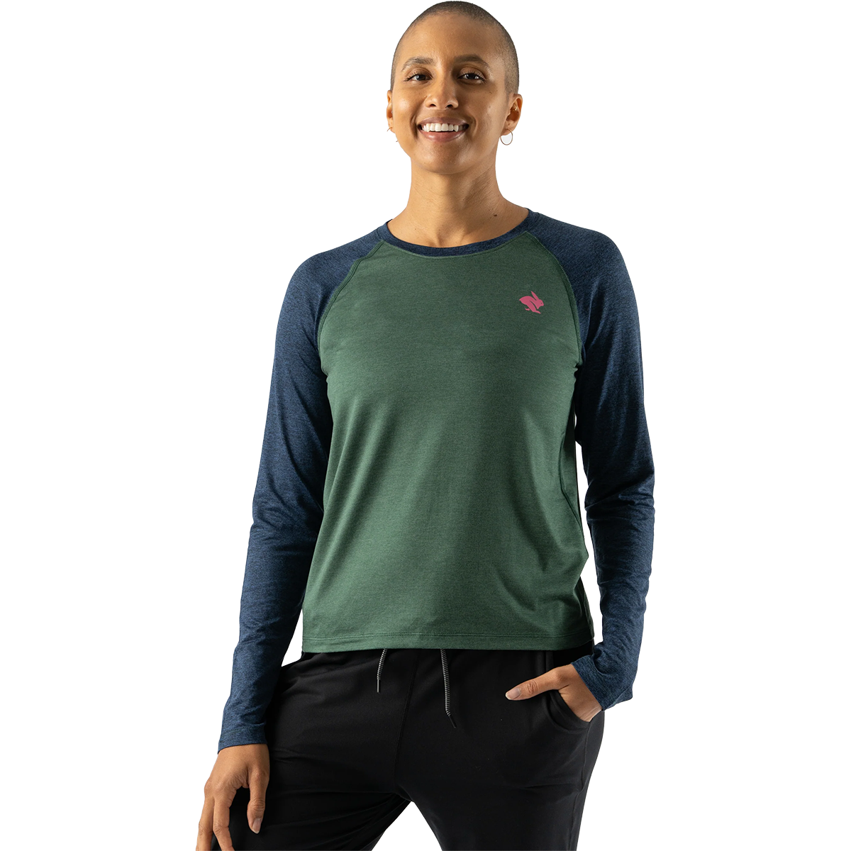 Women's EZ Tee LS Cropped alternate view