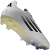 Adidas F50 League FG/MG WC 2025 in White/Black/Gold bottom right