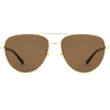 Carve Solana in Gloss Gold Metal + Brown Polarized