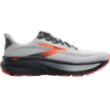 Brooks Men's Ghost 17 in Oyster Mushroom/Orange