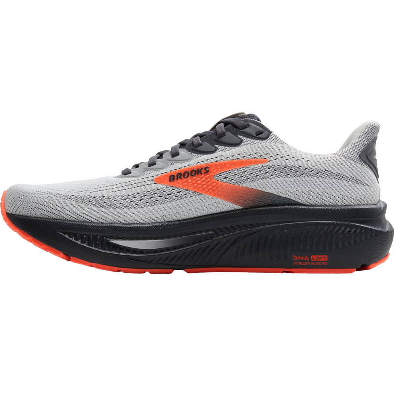 Brooks Ghost 17 Men\'s Running Shoes Size 8 4E Wide Gray Orange Black DNA LOFT Men main image 4