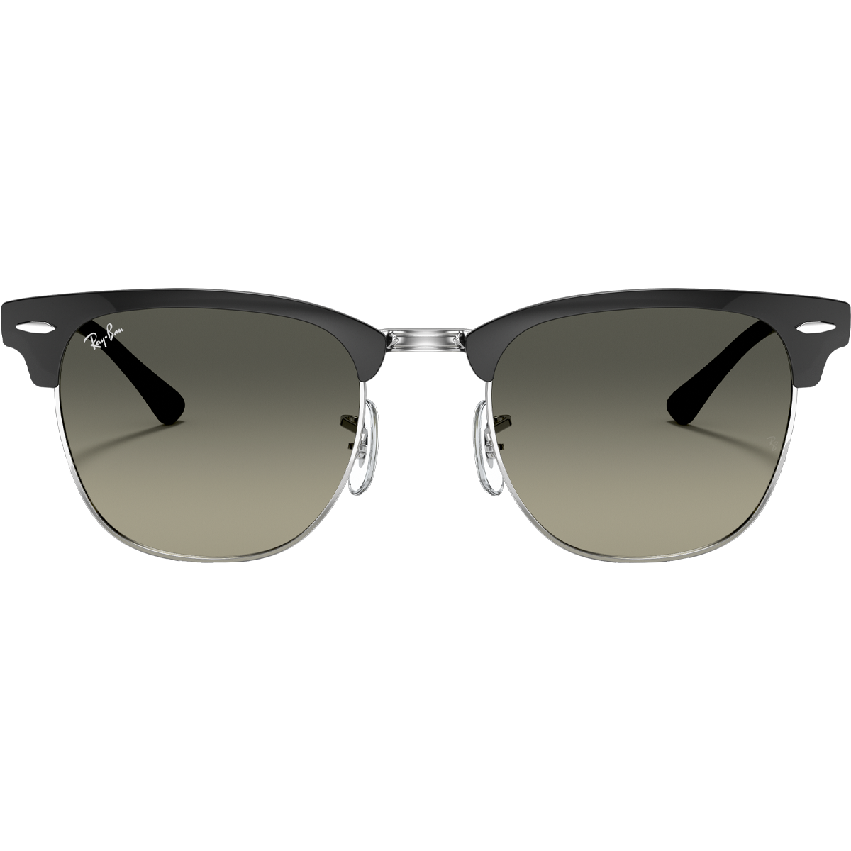 Black and silver ray ban clubmaster online