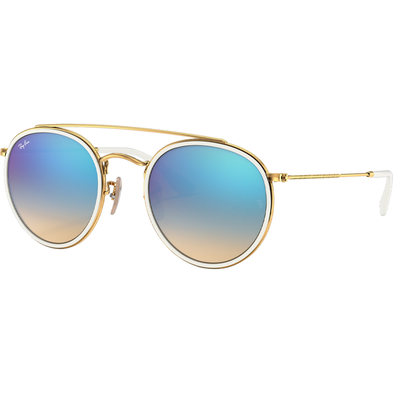 Round Double Bridge - Polished Gold/Blue Flash – Sports Basement display picture 2
