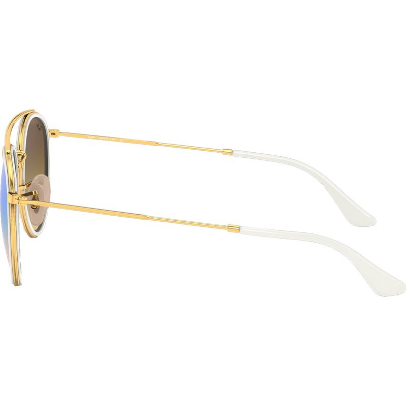 Round Double Bridge - Polished Gold/Blue Flash – Sports Basement display picture 1