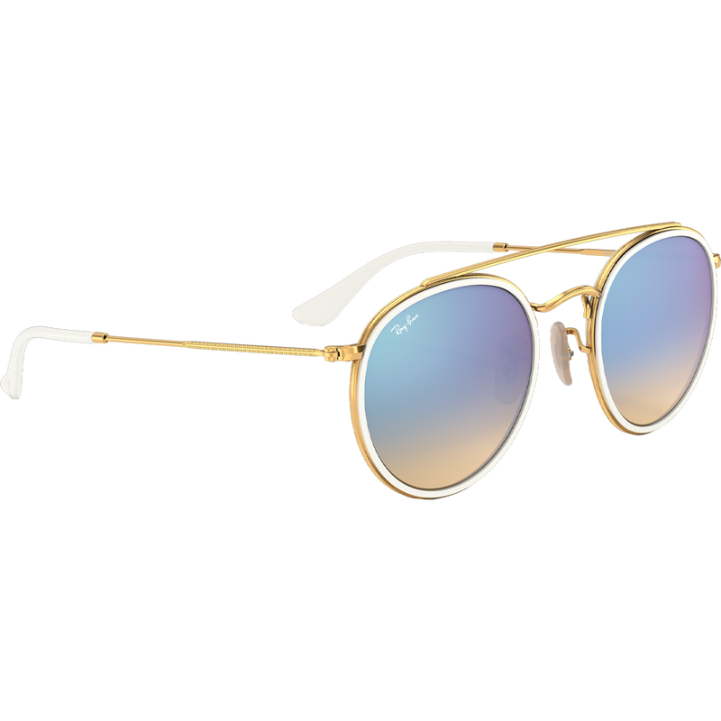 Round Double Bridge - Polished Gold/Blue Flash – Sports Basement display picture 1