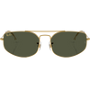 Ray Ban Explorer V in Polished Legend Gold G-15 Green front