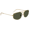 Ray Ban Explorer V in Polished Legend Gold G-15 Green 3/4 view alt