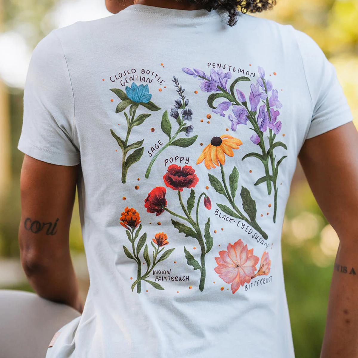 Women's Bee Kind Wildflower Tee alternate view