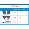 MiniShades Kids Classic  size chart