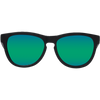 MiniShades Classic (13+) Jet/Polarized Green Mirror front