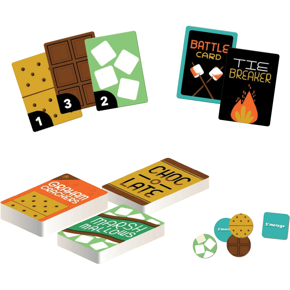 S'Mores Wars Card Game alternate view