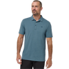 Travis Mathew Men's The Heater Polo in Copen Blue
