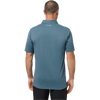 Travis Mathew Men's The Heater Polo in Copen Blue back