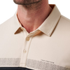 Travis Mathew Men's Hang Glide Polo collar